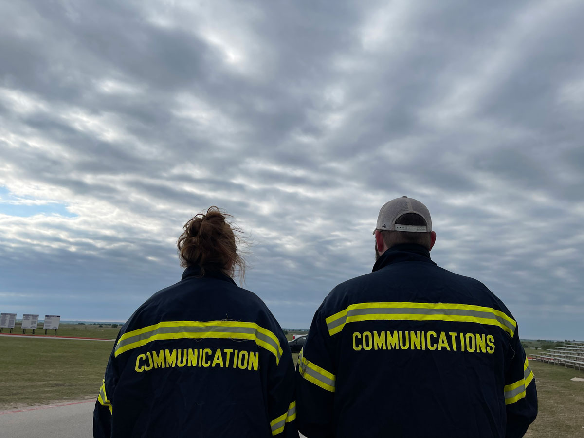 Image of two Emergency Communications Employees