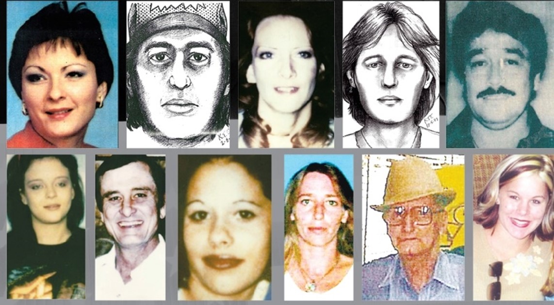 Images of Cold Case victims